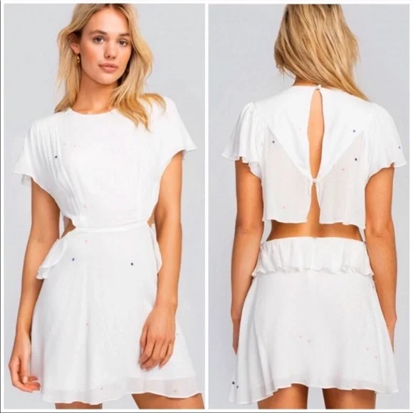 lace corset mini dress white Zoey Lace Corset Mini Dress / Ivory | MESHKI